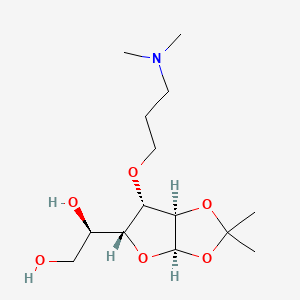 Chemical structure of Amiprilose