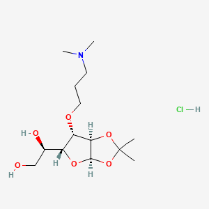 Chemical structure of Amiprilose (hydrochloride)