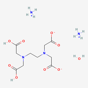 Chemical structure of DiaMMoniuM EthylenediaMinetetraacetate Monohydrate