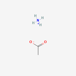 Chemical structure of Ammonia acetate