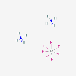 Chemical structure of Ammonium heptafluorotantalate(V)
