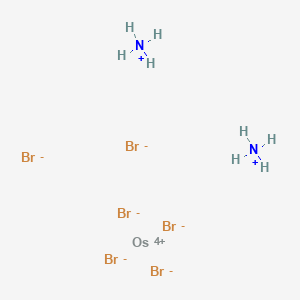 Chemical structure of Ammonium hexabromoosmate(IV)
