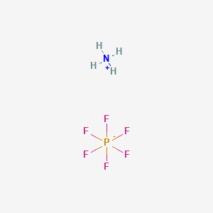 Chemical structure of Ammonium hexafluorophosphate
