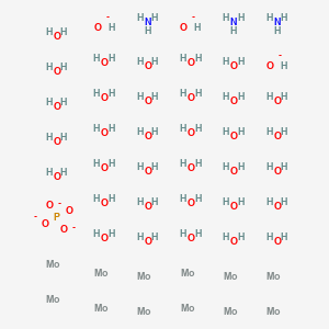 Chemical structure of Ammonium phosphomolybdate hydrate