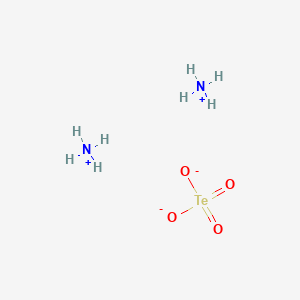 Chemical structure of Ammonium tellurate