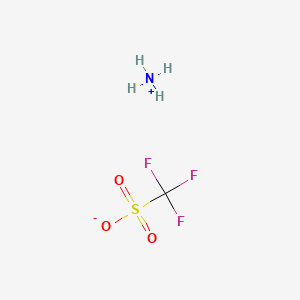Chemical structure of Ammonium trifluoromethanesulfonate