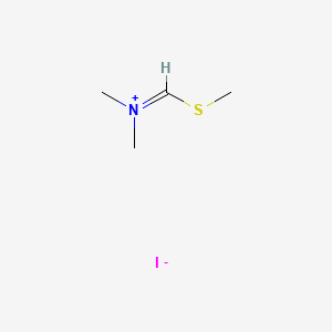 Chemical structure of Ammonium, dimethyl[(methylthio)methylene]-, iodide