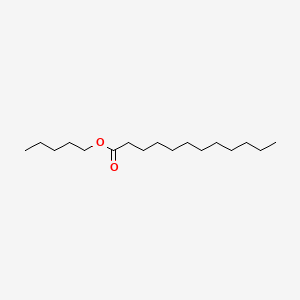 Chemical structure of Amyl Laurate