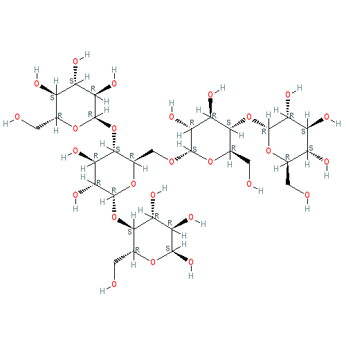 Chemical structure of Amylopectin from maize