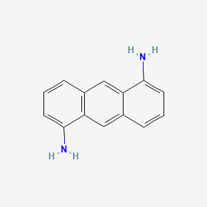 Chemical structure of 1,5-Anthracenediamine
