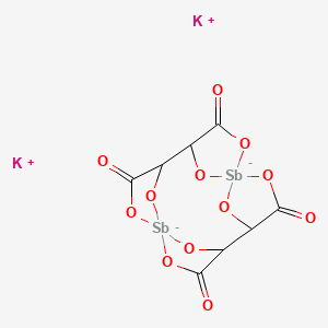 Chemical structure of Antimony Potassium