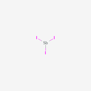 Chemical structure of Antimony Triiodide