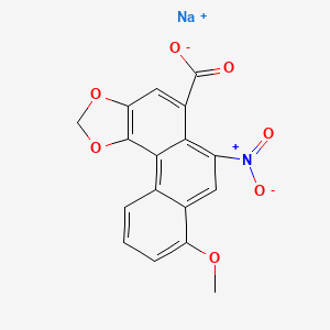 Chemical structure of Sodium aristolochate