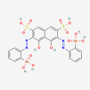 Chemical structure of Arsenazo III
