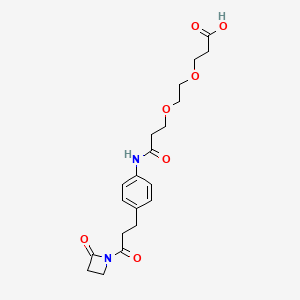 Chemical structure of AZD-PEG2-acid