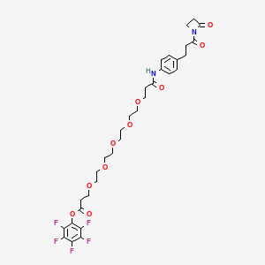 Chemical structure of AZD-PEG5-PFP