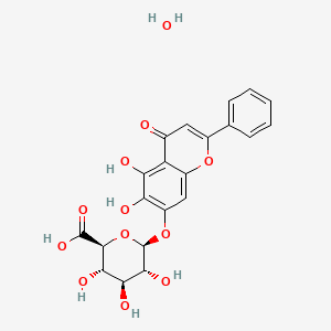 Chemical structure of Baicalin hydrate