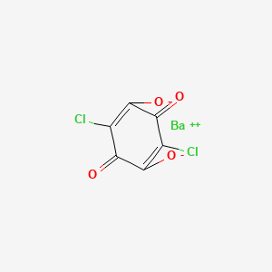 Chemical structure of Barium Chloranilate