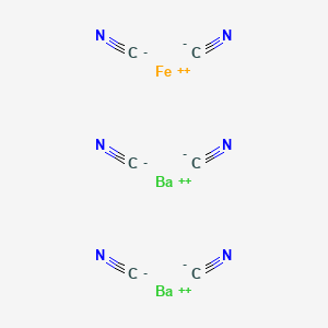 Chemical structure of Barium ferrocyanide