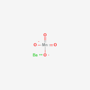 Chemical structure of Barium manganate
