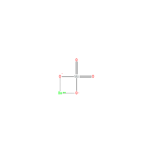 Chemical structure of Barium Molybdenum Oxide