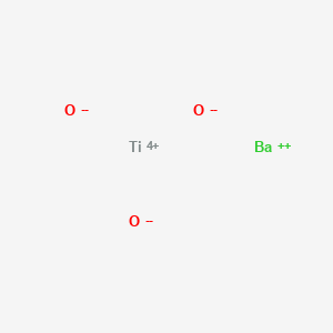 Chemical structure of Barium titanium oxide