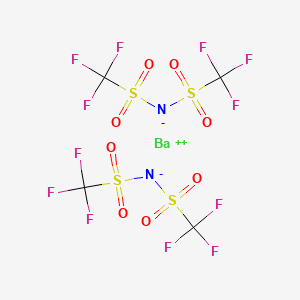 Chemical structure of Barium(II) Bis(trifluoromethanesulfonyl)imide