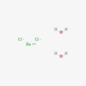 Chemical structure of Bariumchloride,dihydrate