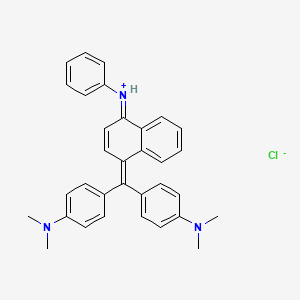 Chemical structure of Basic Blue 26