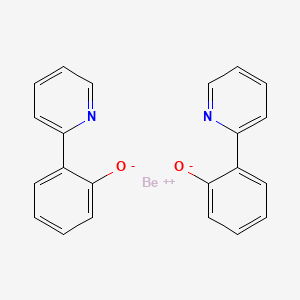 Chemical structure of Be(PP)2