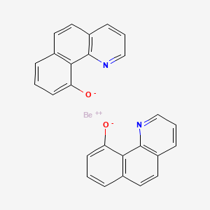 Chemical structure of BeBq2