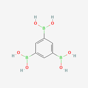 Chemical structure of Benzene-1,3,5-triyltriboronic acid