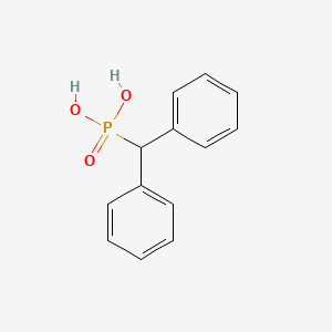 Chemical structure of Benzhydrylphosphonic acid
