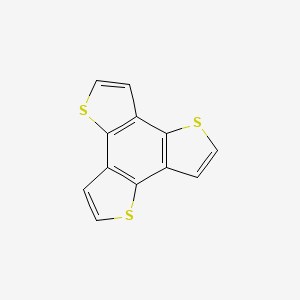 Chemical structure of Benzo[1,2-b:3,4-b':5,6-b'']trithiophene