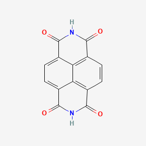 Chemical structure of 1,4,5,8-Naphthalenetetracarboxylic acid diimide