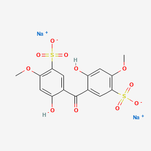 Chemical structure of Benzophenone-9