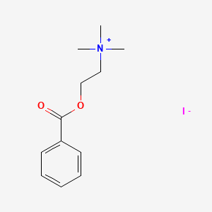 Chemical structure of Benzoylcholine Iodide