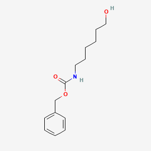 Chemical structure of Benzyl (6-hydroxyhexyl)carbamate