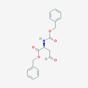 Chemical structure of Benzyl (S)-2-(((benzyloxy)carbonyl)amino)-4-oxobutanoate