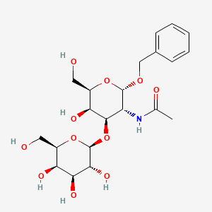 Chemical structure of Benzyl 2-acetamido-2-deoxy-3-O-β-D- galactopyranosyl-α-D-galactopyranoside