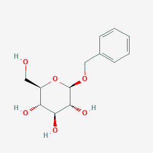 Chemical structure of Benzyl beta-D-glucopyranoside