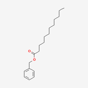 Chemical structure of Benzyl laurate