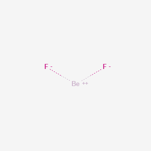 Chemical structure of Beryllium Fluoride