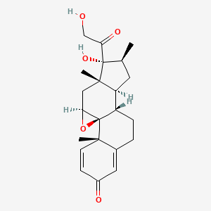 Chemical structure of Betamethasone 9,11-epoxide