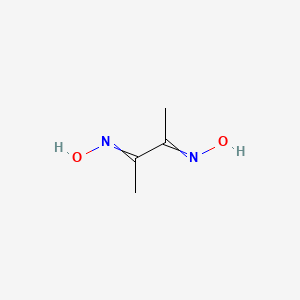 Chemical structure of Biacetyl dioxime