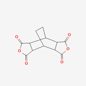 Chemical structure of Bicyclo[2.2.2]octane-2,3,5,6-tetracarboxylic 2,3:5,6-dianhydride