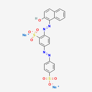 Chemical structure of Biebrich scarlet