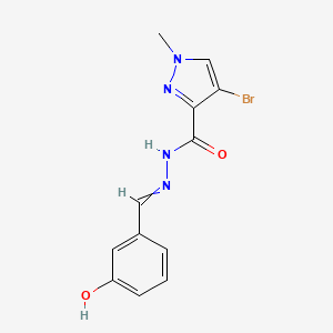 Chemical structure of Bis(1,2-diphenyl-1H-benzimidazol-C2,N) (acetylacetonate)iridium(III)