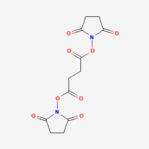 Chemical structure of Disuccinimidyl succinate