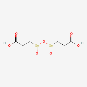 Chemical structure of Bis (2-Carboxyethylgermanium)sesquioxide